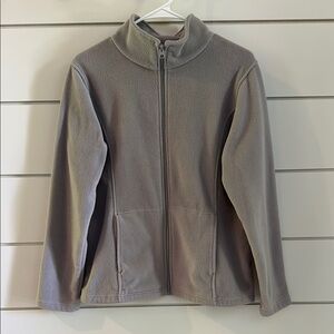 Cabela's Gray Performance Jacket Full Zip Athletic Style